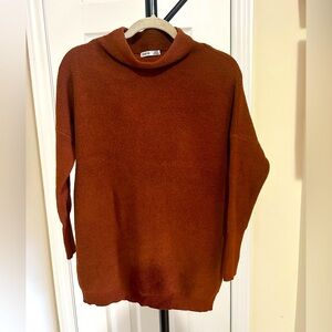 Devoted brown sweater